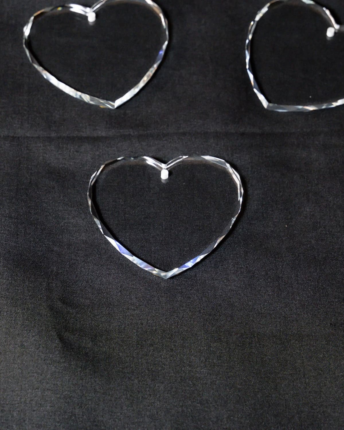 Heart Faceted Ornament — product photo