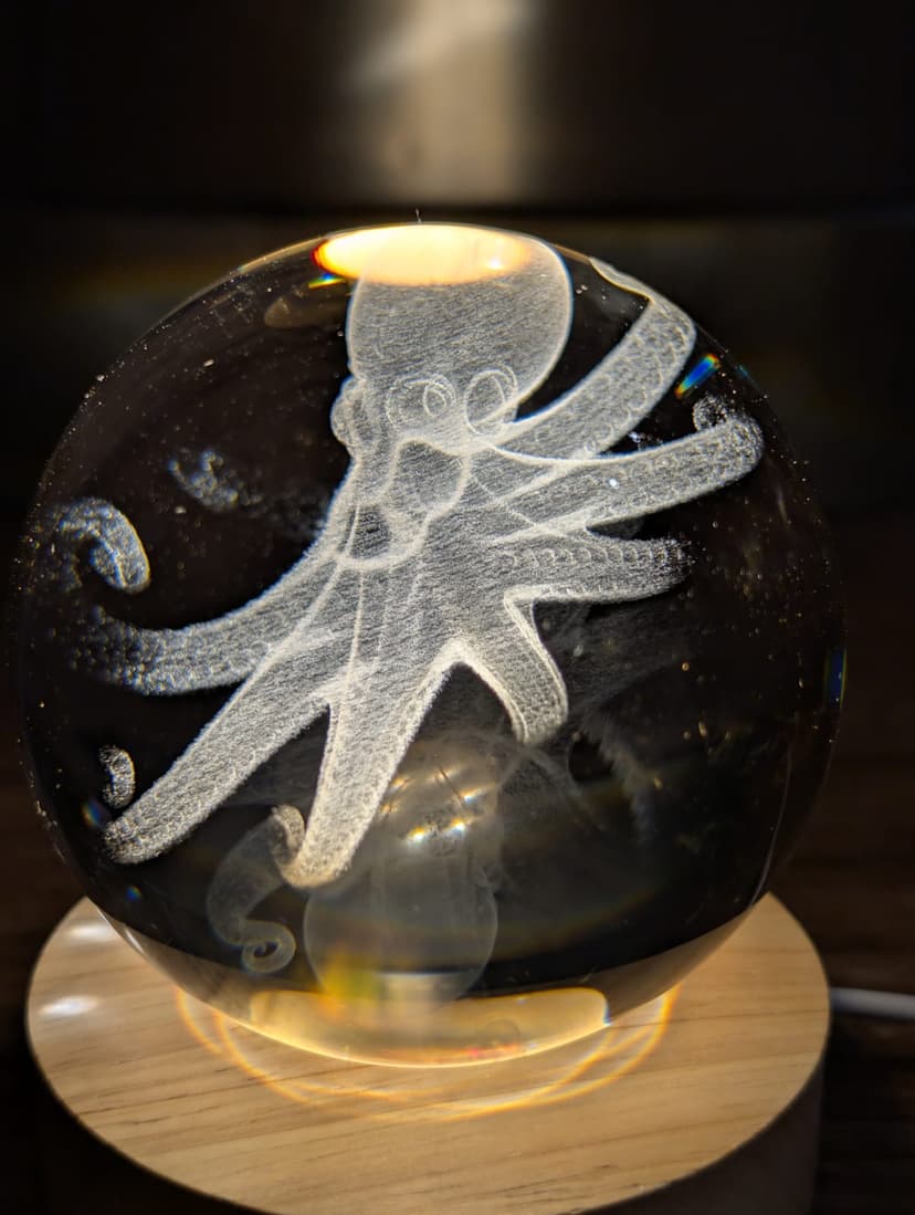 Crystal Ball — 80 mm — studio photo 3